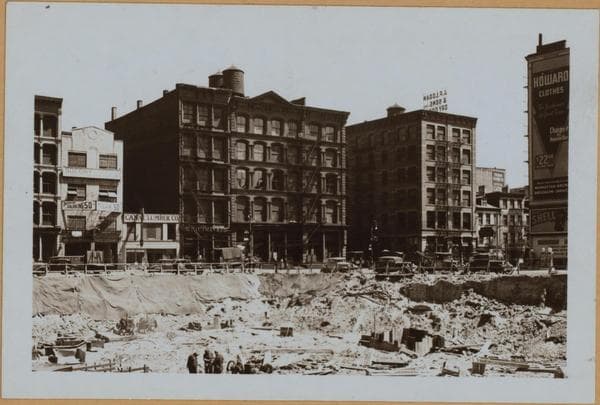 Manhattan: Canal Street - Wooster Street, 1928