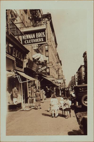 Manhattan: Stanton Street - Orchard Street, 1936