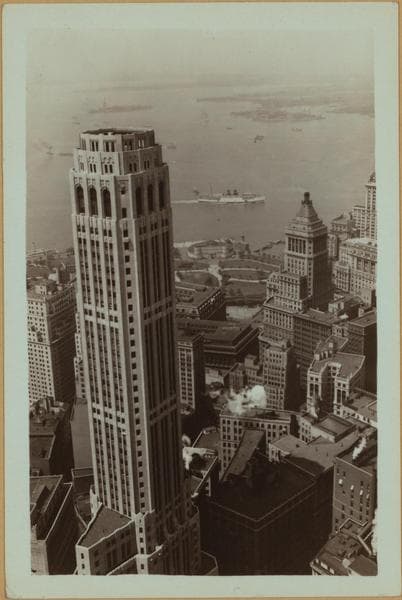 General view - Lower Manhattan - Financial District., 1929