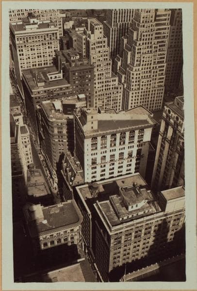 Manhattan: William Street - Pine Street, 1933