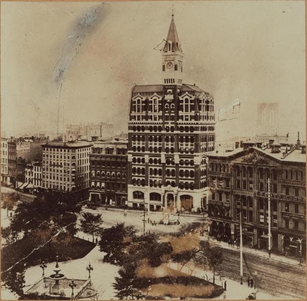 Manhattan: Park Row - William Street (North), 1880