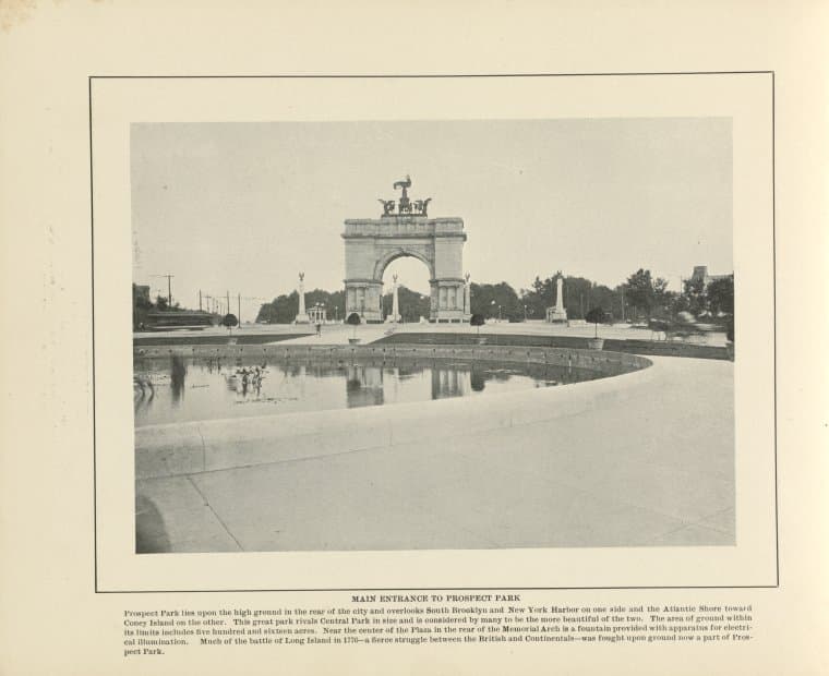 Main Enterance to Prospect Park, 1905