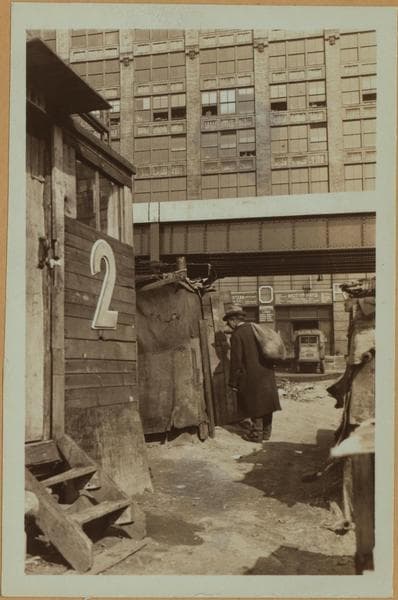 Squatters Colony at the Morton Street and Washington Street., 1934