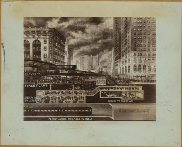 Transportation - Subway., 1928-08
