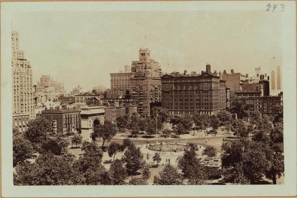 Manhattan: Washington Square South - 5th Avenue, 1935