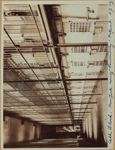 Manhattan: Welfare Island - New York County Penitentiary - Cell blocks., 1929