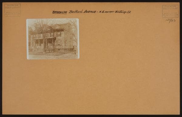 Brooklyn: Bedford Avenue - Winthrop Street, 1903