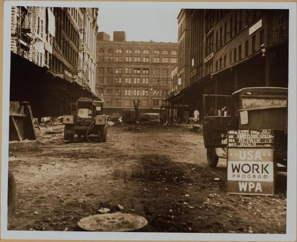 Manhattan: Harrison Street - Greenwich Street, 1936