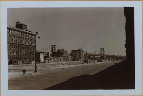 Manhattan: East River Drive - Montgomery Street, 1940