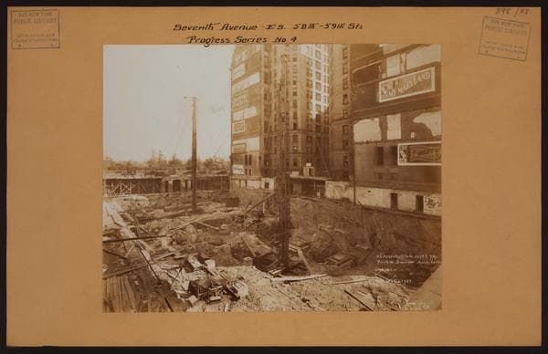 Manhattan: 7th Avenue - 58th Street, 1927