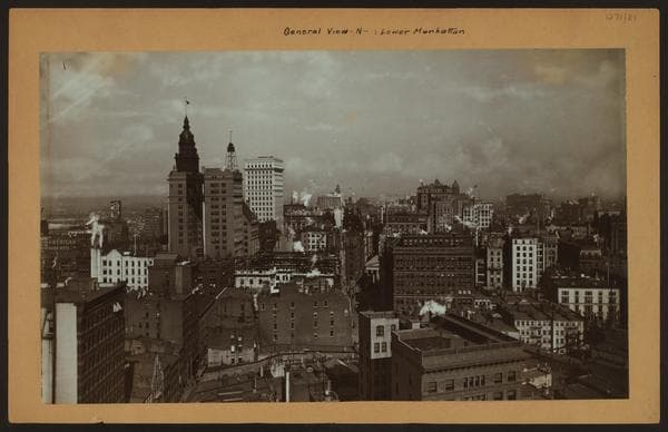 General view - Lower Manhattan., 1895