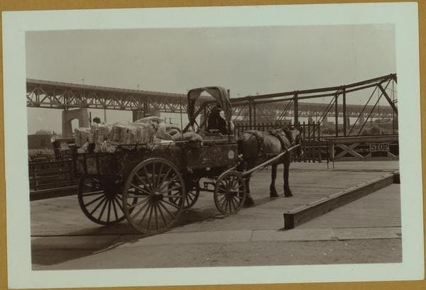Bridges - Penny Bridge - Newtown Creek - Queens., 1939