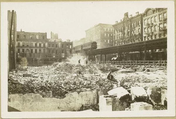Manhattan: Allen Street - Delancey Street, 1931