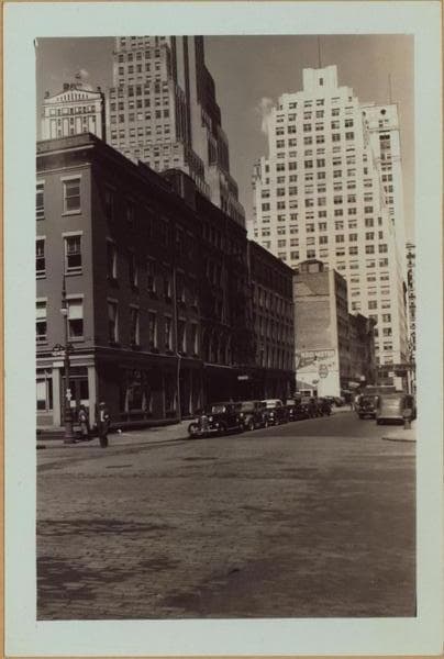 Manhattan: Maiden Lane - Front Street, 1929