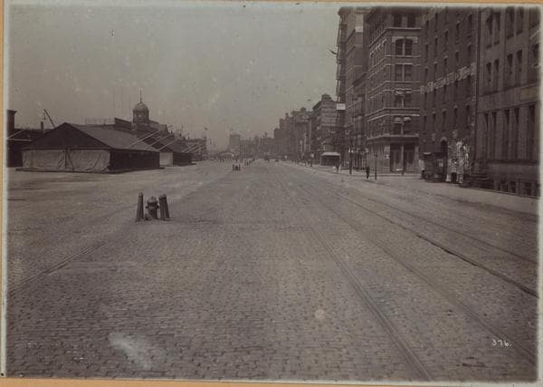 Manhattan: West Street - Hubert Street, 1912