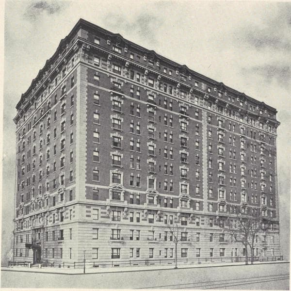 Rossleigh Court, Northwest corner of 85th Street and Central Park West., 1908