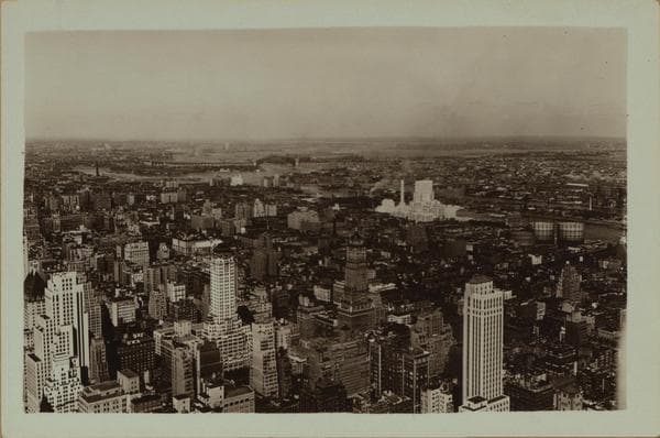 General view - Midtown Manhattan (East side)., 1933