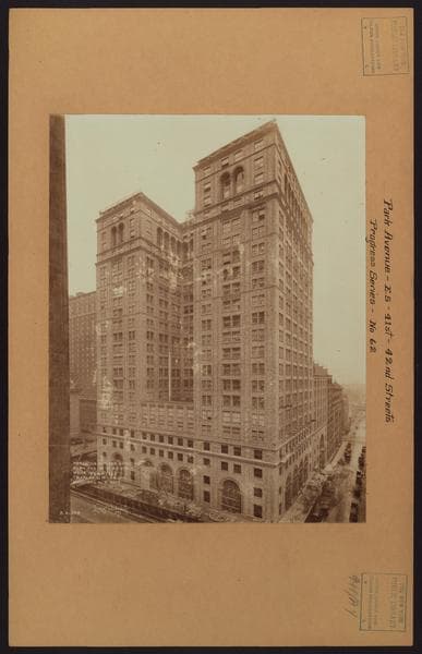 Manhattan: Park Avenue - 41st Street, 1923