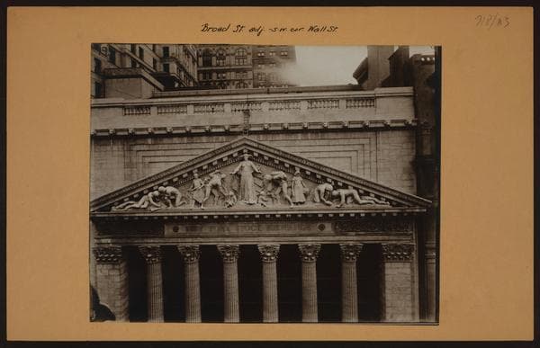 Manhattan: Broad Street - Wall Street, 1904