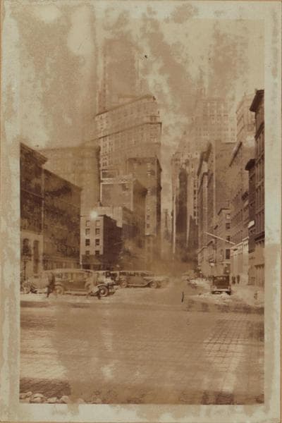 Manhattan: Wall Street - South Street, 1929