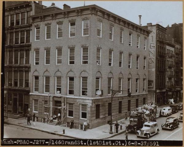 Manhattan: Grand Street - Lafayette Street, 1934–1937