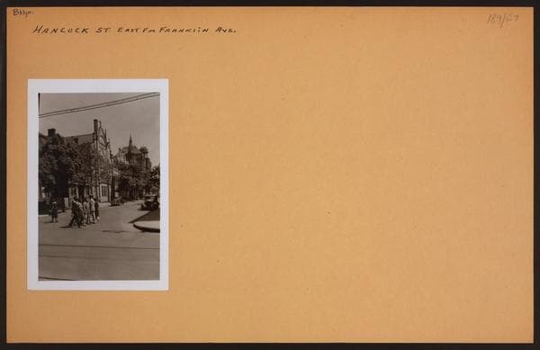 Brooklyn: Hancock Street - Franklin Avenue, 1941