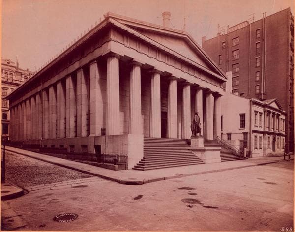 Manhattan: Wall Street - Nassau Street, 1885