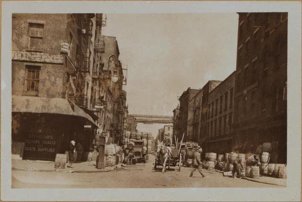 Manhattan: Front Street - Beekman Street, 1929