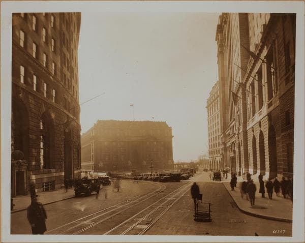 Manhattan: Broadway - Battery Place, 1928