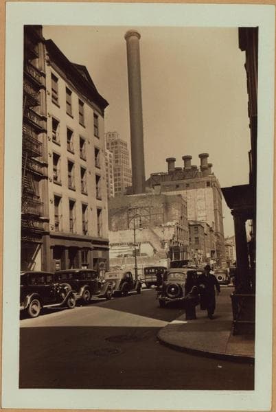 Manhattan: Water Street - Pine Street, 1936