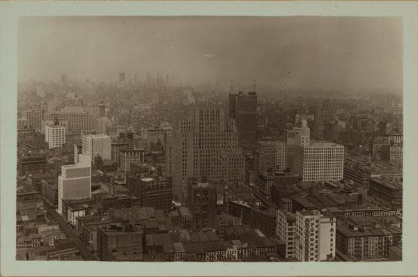 General view - West side of Lower Manhattan., 1930