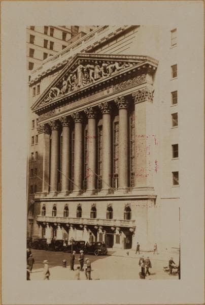 Manhattan: Broad Street - Wall Street, 1929–1933