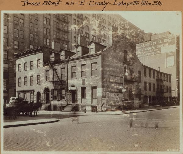 Manhattan: Prince Street - Crosby Street, 1917