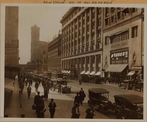 Manhattan: 42nd Street - 5th Avenue, 1921