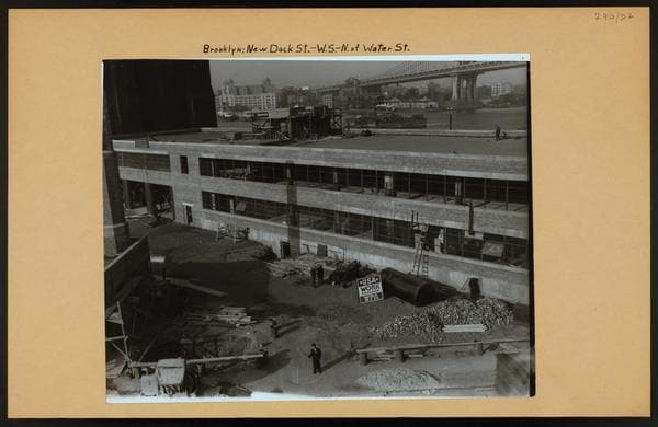 Brooklyn: New Dock Street - Water Street, 1936
