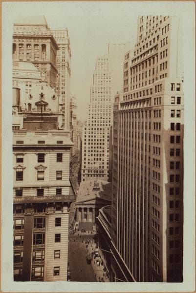 Manhattan: Nassau Street - Wall Street, 1931