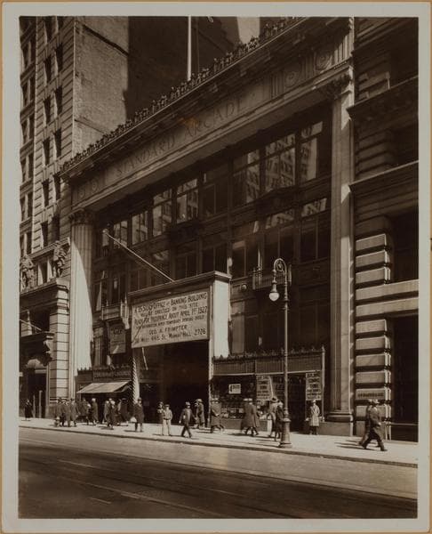 Manhattan: Broadway - Exchange Place, 1926