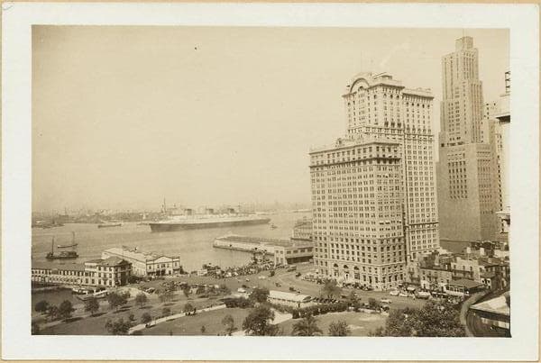 Manhattan: Battery Park., 1936