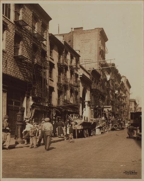 Manhattan: Mulberry Street - Bayard Street, 1931