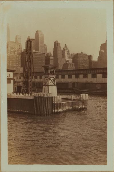 North (Hudson) River - Pier 11., 1931