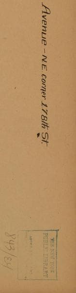 Manhattan: Fort Washington Aven - 178th Street, 1929