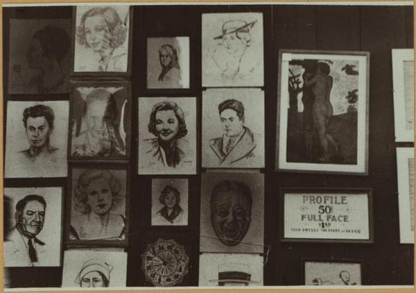 Artists and poets - Greenwich Village., 1937