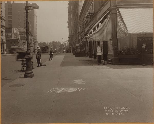 Manhattan: 7th Avenue - 57th Street, 1915