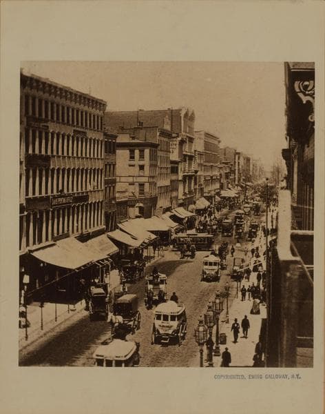 Manhattan: Broadway - Houston Street (East), 1865