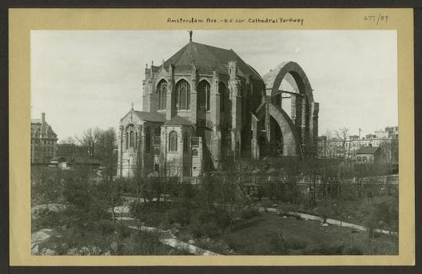 Manhattan: Amsterdam Avenue - N.E. corner of Cathedral Parkway, 1910