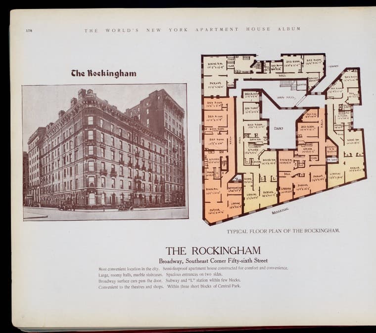 The Rockingham. Broadway, Southeast corner Fifty-sixth Street., 1910-03