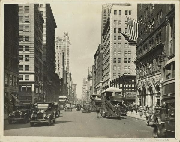 Manhattan: 5th Avenue - 43rd Street, 1927