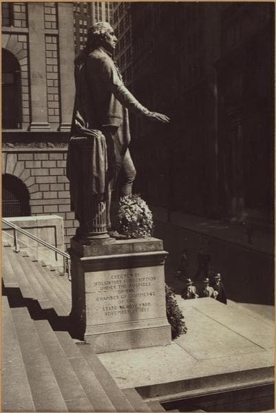 Manhattan: Wall Street - Nassau Street, 1936
