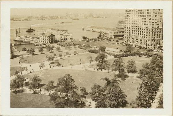 Manhattan: Battery Park., 1936