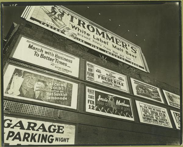 Advertisements - Signs., 1937